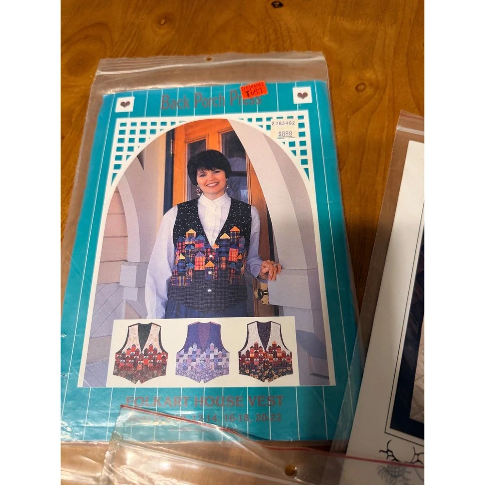 Vintage Quilting Sewing Pattern Lot Wall Hanging Placemats Bears 8pc Mixed Brand
